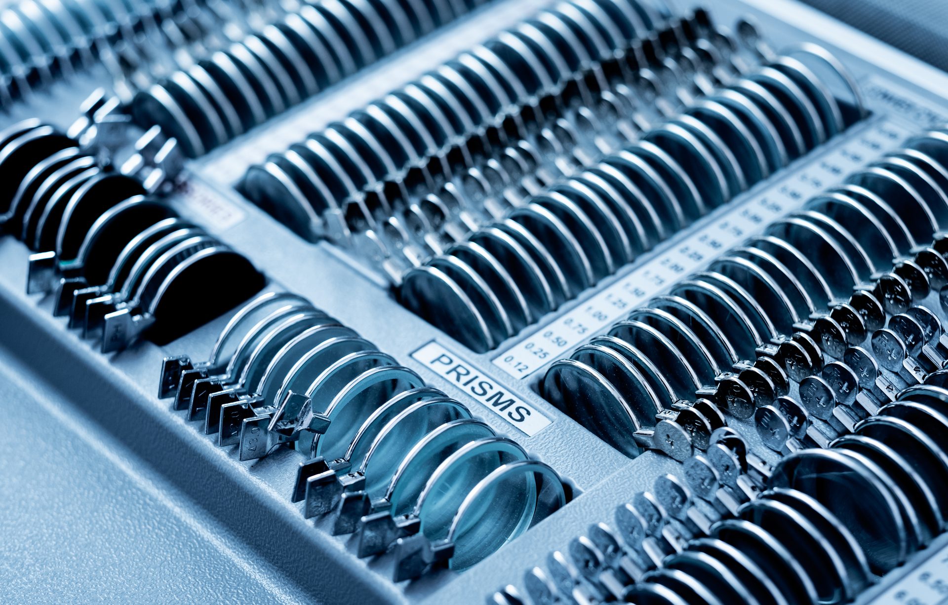 Trial lens set used in optometry refraction